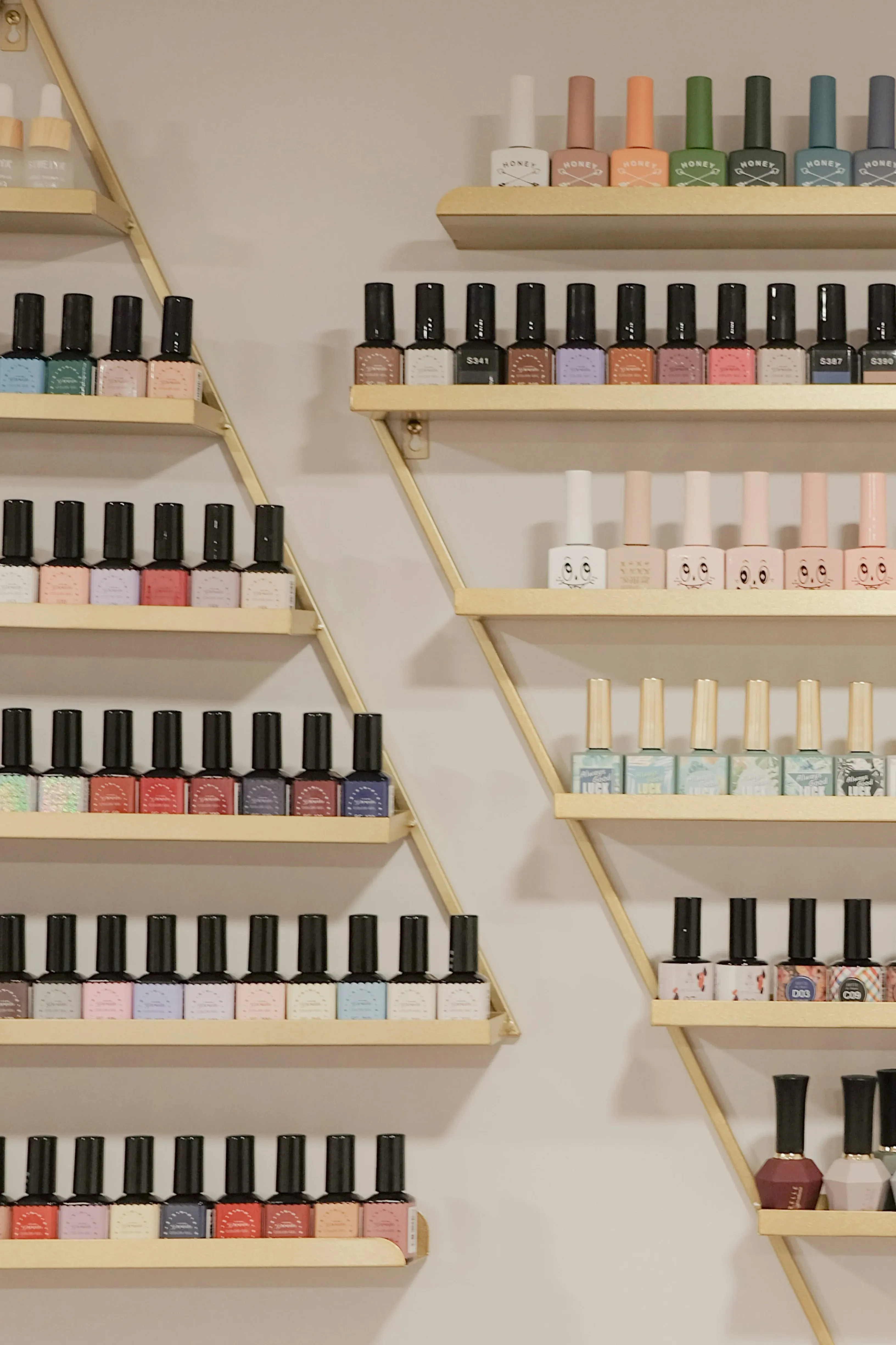 Liora studio workshop with neatly arranged manicure and pedicure equipment